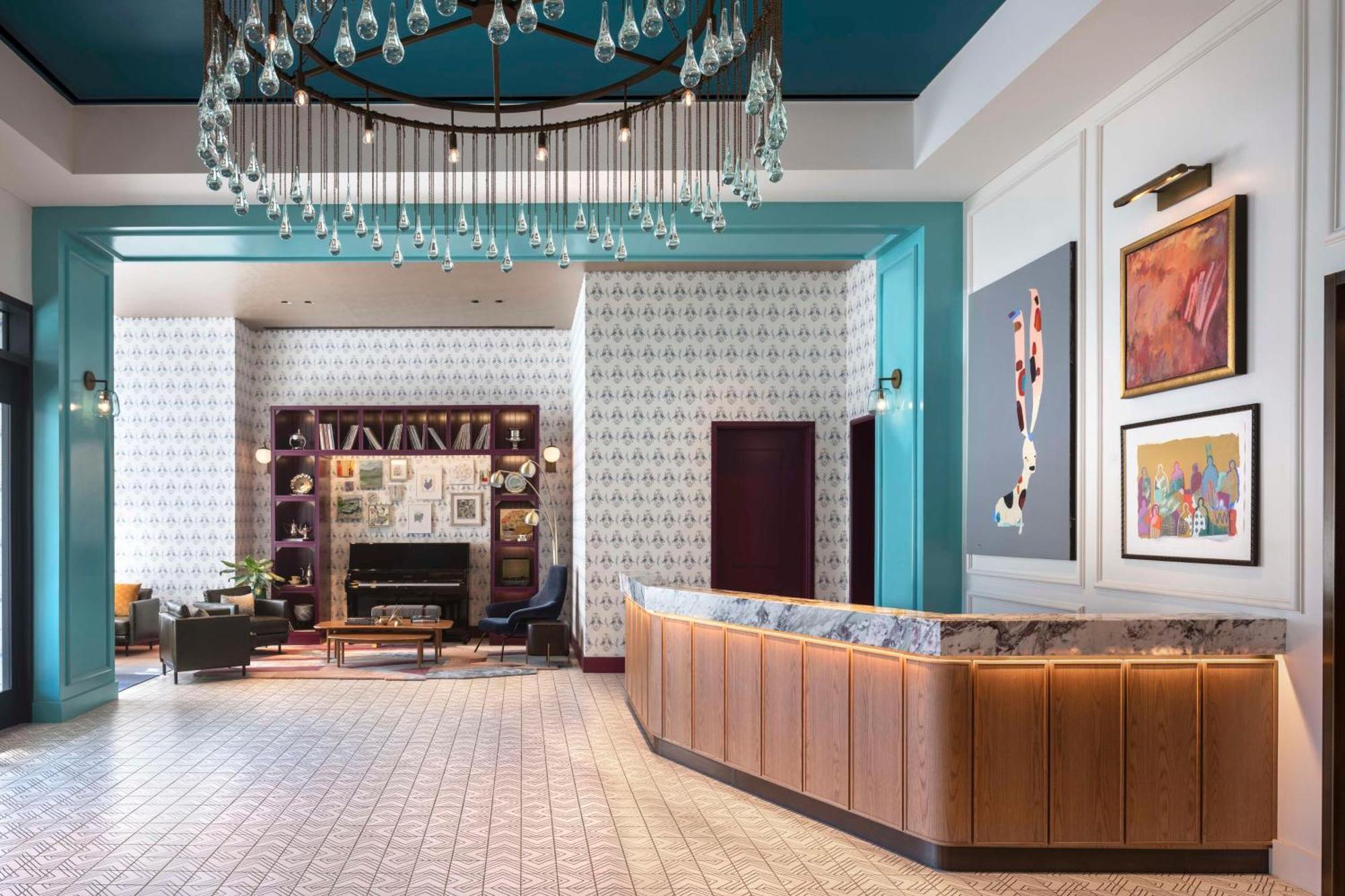 Hyatt Centric Downtown Nashville Exterior foto The lobby of the hotel